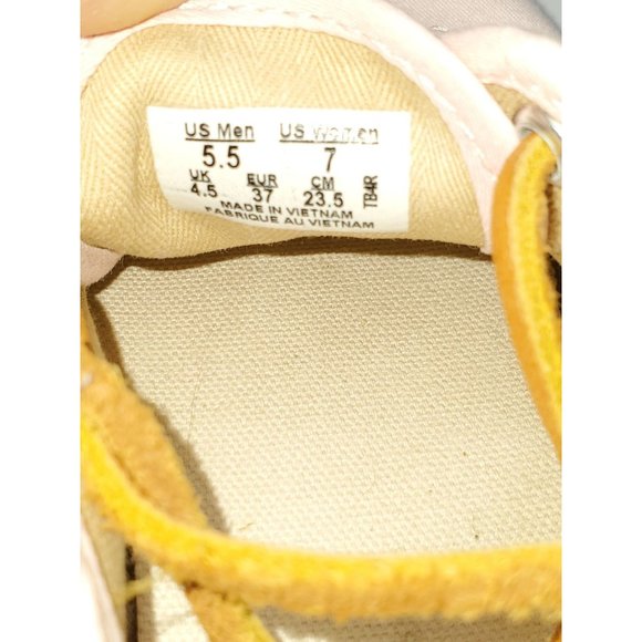 Vans Authentic Light Pink Canvas with Leather Laces Size 5.5 Mens 7 Wos 1315 - Picture 8 of 12